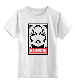 Заказать детскую футболку в Москве. Детская футболка классическая унисекс Blondie  от ПРИНТЫ ПЕЧАТЬ  - готовые дизайны и нанесение принтов.