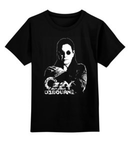 Заказать детскую футболку в Москве. Детская футболка классическая унисекс Ozzy Osbourne от Leichenwagen - готовые дизайны и нанесение принтов.
