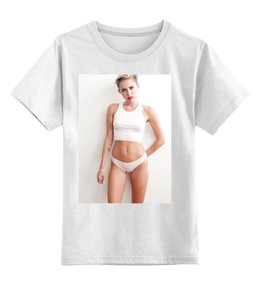 Заказать детскую футболку в Москве. Детская футболка классическая унисекс Miley Cyrus от Vladec11 - готовые дизайны и нанесение принтов.