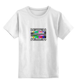 Заказать детскую футболку в Москве. Детская футболка классическая унисекс Настроечная таблица от Тим Глухов - готовые дизайны и нанесение принтов.