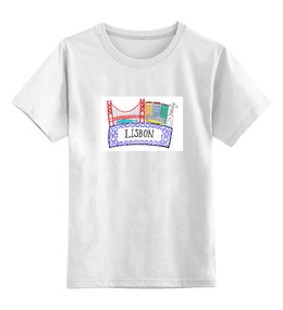 Заказать детскую футболку в Москве. Детская футболка классическая унисекс Lisbon от minnielle - готовые дизайны и нанесение принтов.