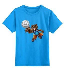 Заказать детскую футболку в Москве. Детская футболка классическая унисекс Баскетболист от ПРИНТЫ ПЕЧАТЬ  - готовые дизайны и нанесение принтов.