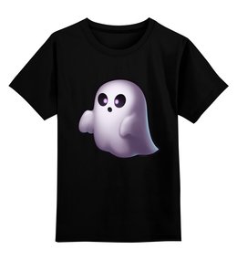 Заказать детскую футболку в Москве. Детская футболка классическая унисекс Ghost от rinkusu - готовые дизайны и нанесение принтов.