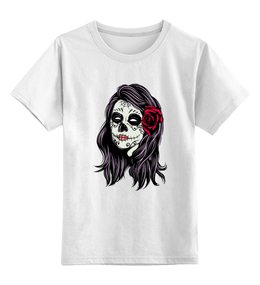 Заказать детскую футболку в Москве. Детская футболка классическая унисекс Skull Girls от denis01001 - готовые дизайны и нанесение принтов.