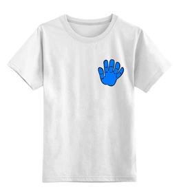 Заказать детскую футболку в Москве. Детская футболка классическая унисекс Poppy Playtime - рука Хагги Вагги от weeert - готовые дизайны и нанесение принтов.
