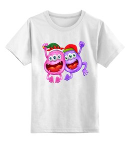 Заказать детскую футболку в Москве. Детская футболка классическая унисекс Монстры от Ирина - готовые дизайны и нанесение принтов.
