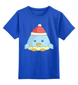 Заказать детскую футболку в Москве. Детская футболка классическая унисекс Пингвин (Новый год) от hideo_kojima - готовые дизайны и нанесение принтов.