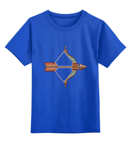 Заказать детскую футболку в Москве. Детская футболка классическая унисекс Стрелец - Sagittarius от trend - готовые дизайны и нанесение принтов.