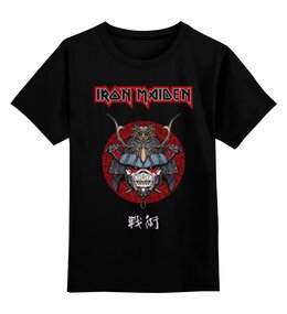 Заказать детскую футболку в Москве. Детская футболка классическая унисекс Iron Maiden от Leichenwagen - готовые дизайны и нанесение принтов.