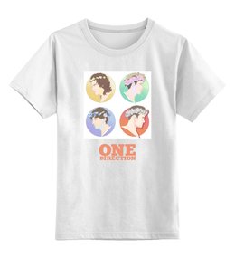 Заказать детскую футболку в Москве. Детская футболка классическая унисекс One Direction  от cherdantcev - готовые дизайны и нанесение принтов.