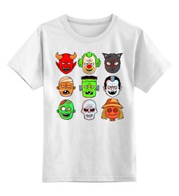 Заказать детскую футболку в Москве. Детская футболка классическая унисекс Heroes Halloween от balden - готовые дизайны и нанесение принтов.