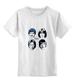 Заказать детскую футболку в Москве. Детская футболка классическая унисекс The Beatles от Fedor - готовые дизайны и нанесение принтов.