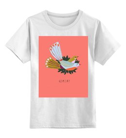 Заказать детскую футболку в Москве. Детская футболка классическая унисекс Близнецы от PUGGYSHOP - готовые дизайны и нанесение принтов.