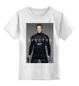 Заказать детскую футболку в Москве. Детская футболка классическая унисекс Bond 007 / Spectre от KinoArt - готовые дизайны и нанесение принтов.
