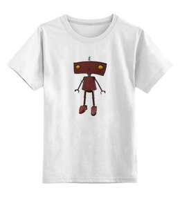Заказать детскую футболку в Москве. Детская футболка классическая унисекс Bad Robot от Дана Столыпина - готовые дизайны и нанесение принтов.