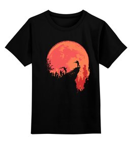 Заказать детскую футболку в Москве. Детская футболка классическая унисекс Красная Луна от printik - готовые дизайны и нанесение принтов.