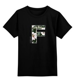 Заказать детскую футболку в Москве. Детская футболка классическая унисекс Цветочная любовь (Flower love) от tadashi - готовые дизайны и нанесение принтов.