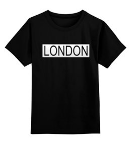 Заказать детскую футболку в Москве. Детская футболка классическая унисекс "LONDON" от Сергей Дульнев - готовые дизайны и нанесение принтов.