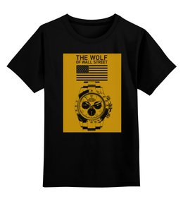 Заказать детскую футболку в Москве. Детская футболка классическая унисекс The Wolf of Wall Street от KinoArt - готовые дизайны и нанесение принтов.