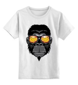 Заказать детскую футболку в Москве. Детская футболка классическая унисекс Обезьяна от originals - готовые дизайны и нанесение принтов.