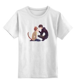 Заказать детскую футболку в Москве. Детская футболка классическая унисекс Влюблённые  от ПРИНТЫ ПЕЧАТЬ  - готовые дизайны и нанесение принтов.