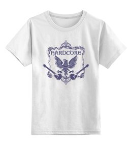 Заказать детскую футболку в Москве. Детская футболка классическая унисекс Hardcore от valezar - готовые дизайны и нанесение принтов.