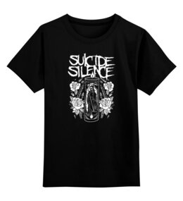 Заказать детскую футболку в Москве. Детская футболка классическая унисекс Suicide Silence от geekbox - готовые дизайны и нанесение принтов.