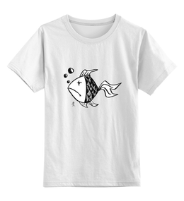 Заказать детскую футболку в Москве. Детская футболка классическая унисекс Рыба моей мечты от galkagalka - готовые дизайны и нанесение принтов.