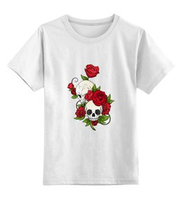 Заказать детскую футболку в Москве. Детская футболка классическая унисекс Черепа от THE_NISE  - готовые дизайны и нанесение принтов.