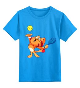 Заказать детскую футболку в Москве. Детская футболка классическая унисекс Теннис  от T-shirt print  - готовые дизайны и нанесение принтов.