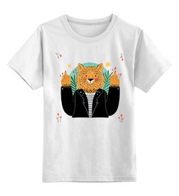 Заказать детскую футболку в Москве. Детская футболка классическая унисекс Тигрик от Franka  - готовые дизайны и нанесение принтов.