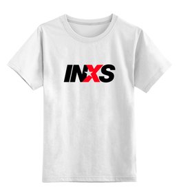 Заказать детскую футболку в Москве. Детская футболка классическая унисекс группа INXS от Fedor - готовые дизайны и нанесение принтов.