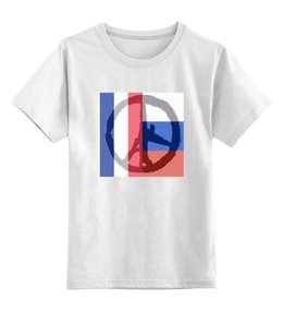 Заказать детскую футболку в Москве. Детская футболка классическая унисекс Pray for World от sandster - готовые дизайны и нанесение принтов.