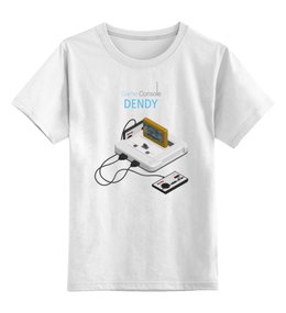 Заказать детскую футболку в Москве. Детская футболка классическая унисекс Игровая приставка Денди от татьяна стрелкова - готовые дизайны и нанесение принтов.