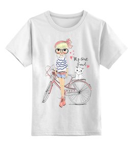 Заказать детскую футболку в Москве. Детская футболка классическая унисекс My Friend от denis01001 - готовые дизайны и нанесение принтов.