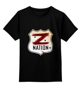 Заказать детскую футболку в Москве. Детская футболка классическая унисекс Z Nation от kenny - готовые дизайны и нанесение принтов.