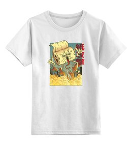 Заказать детскую футболку в Москве. Детская футболка классическая унисекс Toilet Paper Monster от Павел Павел - готовые дизайны и нанесение принтов.