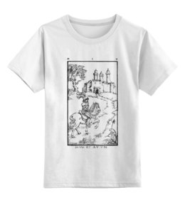 Заказать детскую футболку в Москве. Детская футболка классическая унисекс 9 врат в царство теней от Иван Рыбин - готовые дизайны и нанесение принтов.
