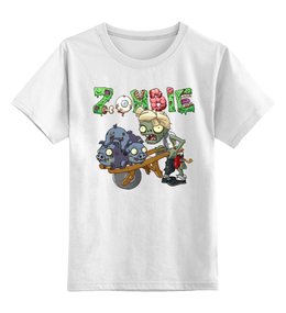 Заказать детскую футболку в Москве. Детская футболка классическая унисекс Zombie от ПРИНТЫ ПЕЧАТЬ  - готовые дизайны и нанесение принтов.