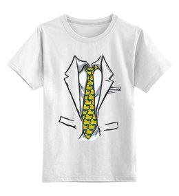 Заказать детскую футболку в Москве. Детская футболка классическая унисекс Пиджак от originals - готовые дизайны и нанесение принтов.