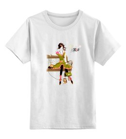 Заказать детскую футболку в Москве. Детская футболка классическая унисекс Paris  от ПРИНТЫ ПЕЧАТЬ  - готовые дизайны и нанесение принтов.