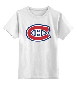 Заказать детскую футболку в Москве. Детская футболка классическая унисекс Montreal Canadiens от Pomidor - готовые дизайны и нанесение принтов.