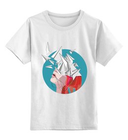 Заказать детскую футболку в Москве. Детская футболка классическая унисекс Полет мысли от енотик - готовые дизайны и нанесение принтов.