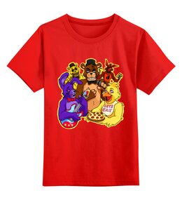 Заказать детскую футболку в Москве. Детская футболка классическая унисекс Five Nights at Freddy’s  от ПРИНТЫ ПЕЧАТЬ  - готовые дизайны и нанесение принтов.