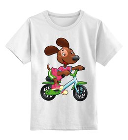 Заказать детскую футболку в Москве. Детская футболка классическая унисекс Собачка от trugift - готовые дизайны и нанесение принтов.
