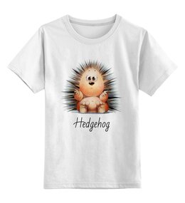 Заказать детскую футболку в Москве. Детская футболка классическая унисекс Hadgehog от gent777 - готовые дизайны и нанесение принтов.
