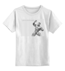 Заказать детскую футболку в Москве. Детская футболка классическая унисекс Jay Cutler / Джей Катлер от KinoArt - готовые дизайны и нанесение принтов.
