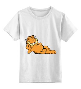 Заказать детскую футболку в Москве. Детская футболка классическая унисекс Гарфилд от YellowCloverShop - готовые дизайны и нанесение принтов.