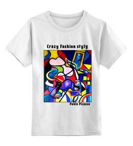 Заказать детскую футболку в Москве. Детская футболка классическая унисекс великие художники от dima622.70@mail.ru - готовые дизайны и нанесение принтов.