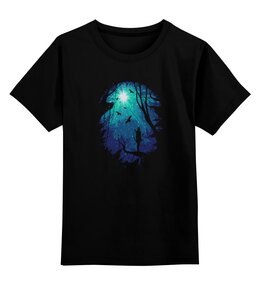 Заказать детскую футболку в Москве. Детская футболка классическая унисекс Лунный свет от ISliM - готовые дизайны и нанесение принтов.